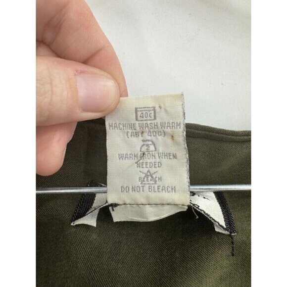 Mary McFadden Dress Women Medium Green Floral Embroidered VTG Western Boho Chic - Picture 5 of 10